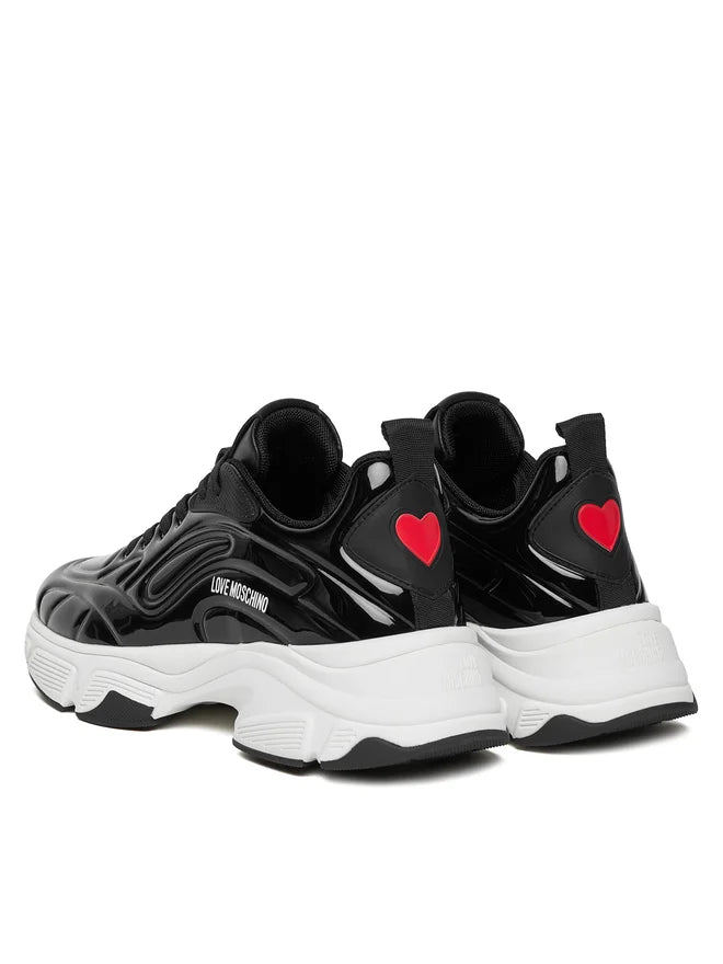 Sneaker nere vernice JA15376G0NJT000A Love Moschino