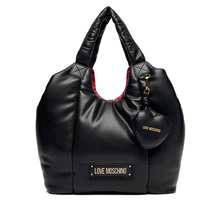 Shopping bag trapuntata JC4321PP0NKM100A Love Moschino