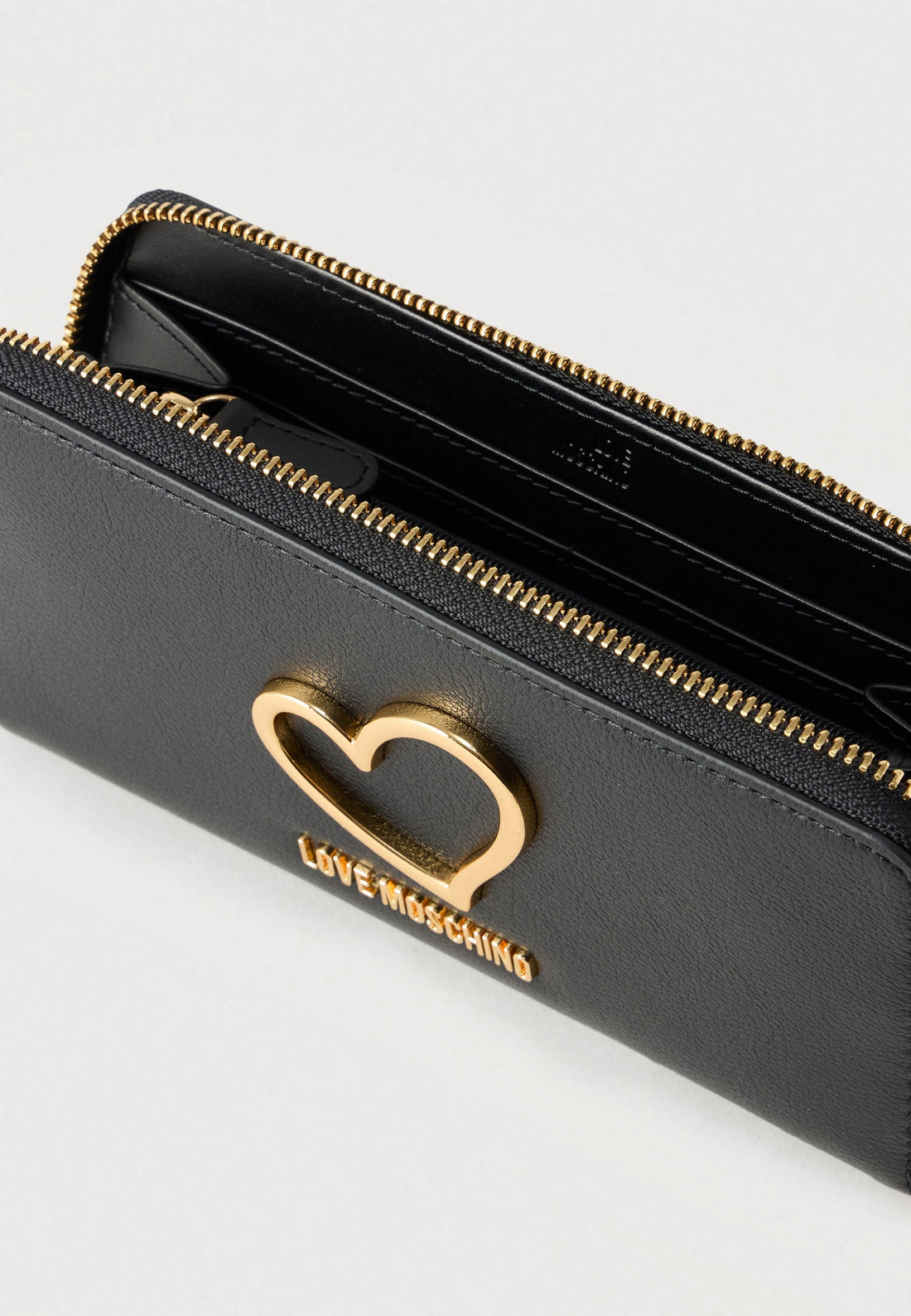 Portafoglio nero Love Moschino