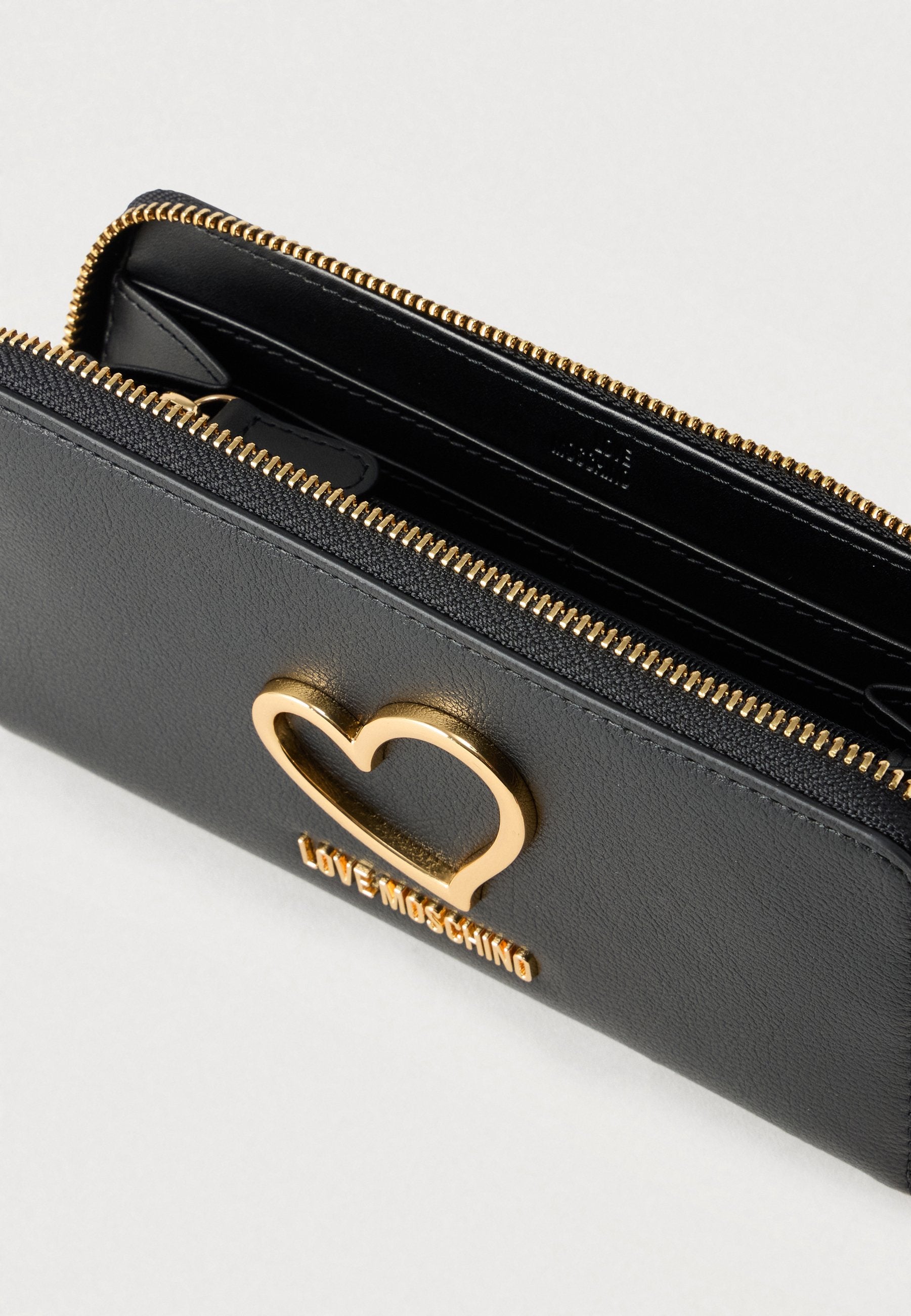 Portafoglio nero Love Moschino