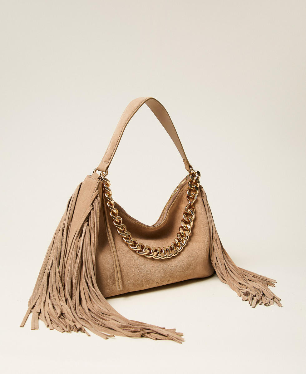 Tracolla media con frange Twinset