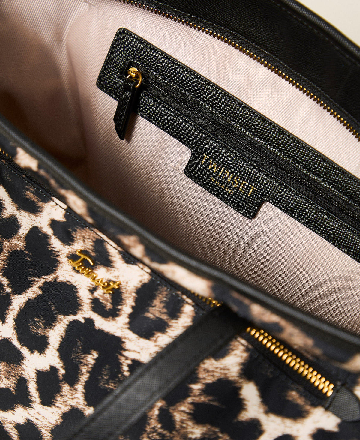 Borsa shopper a stampa animalier Twinset