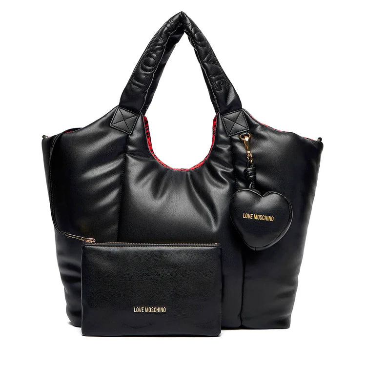 Shopping bag trapuntata JC4321PP0NKM100A Love Moschino