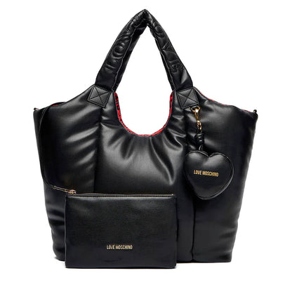 Shopping bag trapuntata JC4321PP0NKM100A Love Moschino