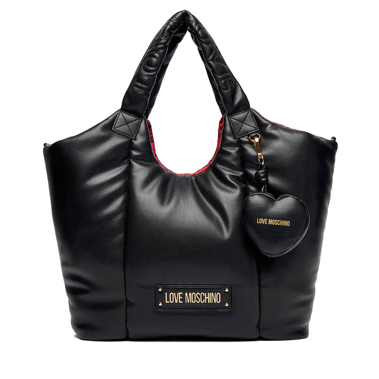 Shopping bag trapuntata JC4321PP0NKM100A Love Moschino