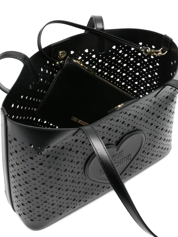 Borsa cut out love moschino