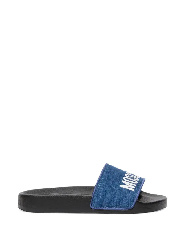 Ciabatta jeans Love Moschino