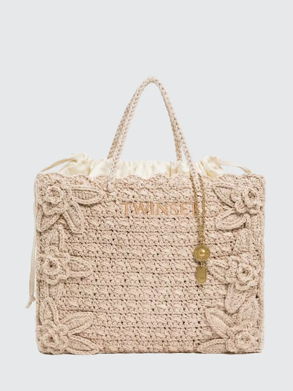 Borsa Twinset in cotone crochet