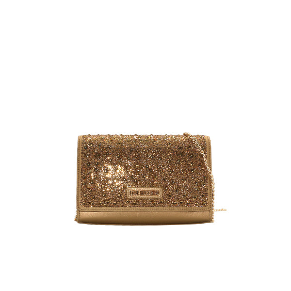 CLUTCH CON STRASS LOVE MOSCHINO