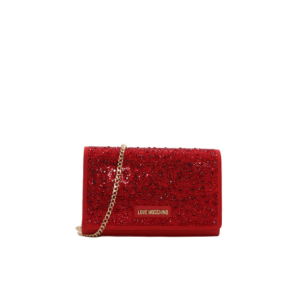 CLUTCH CON STRASS LOVE MOSCHINO