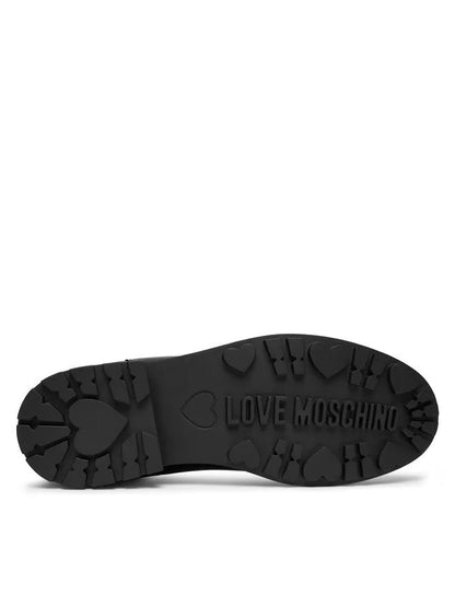 Stivali alti in pelle al ginocchio JA26064G0NIA0000 Love Moschino