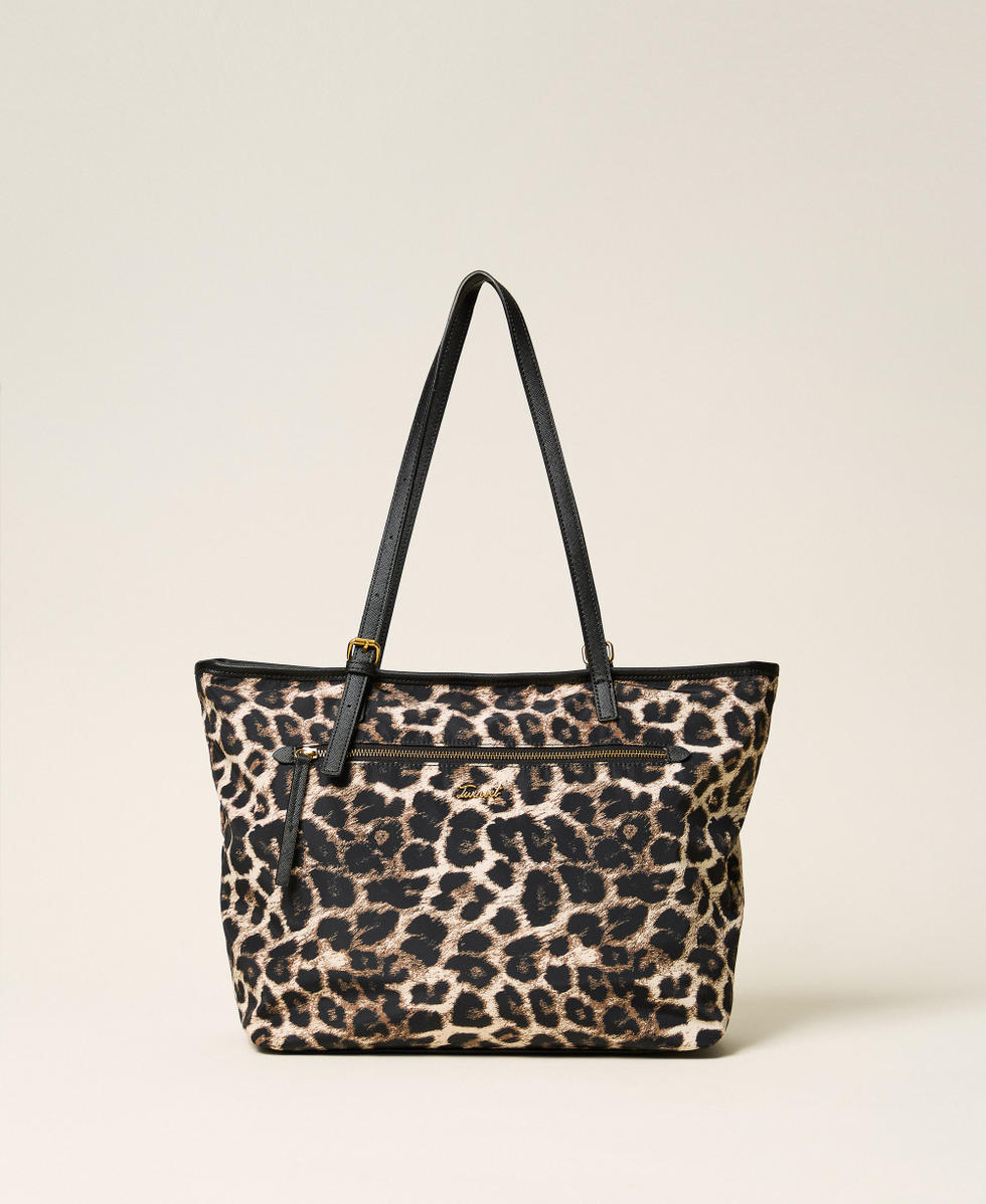 Borsa shopper a stampa animalier Twinset