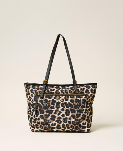 Borsa shopper a stampa animalier Twinset
