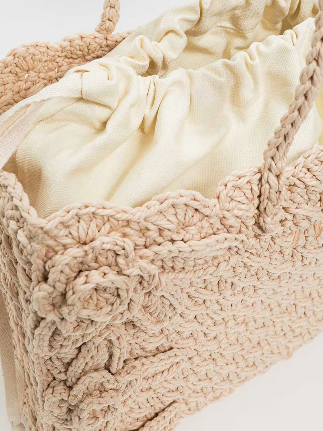 Borsa Twinset in cotone crochet