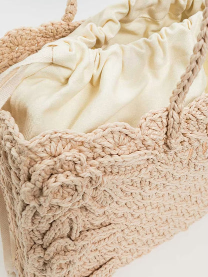 Borsa Twinset in cotone crochet