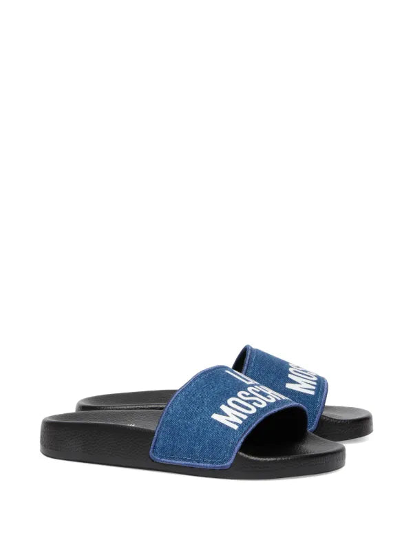 Ciabatta jeans Love Moschino