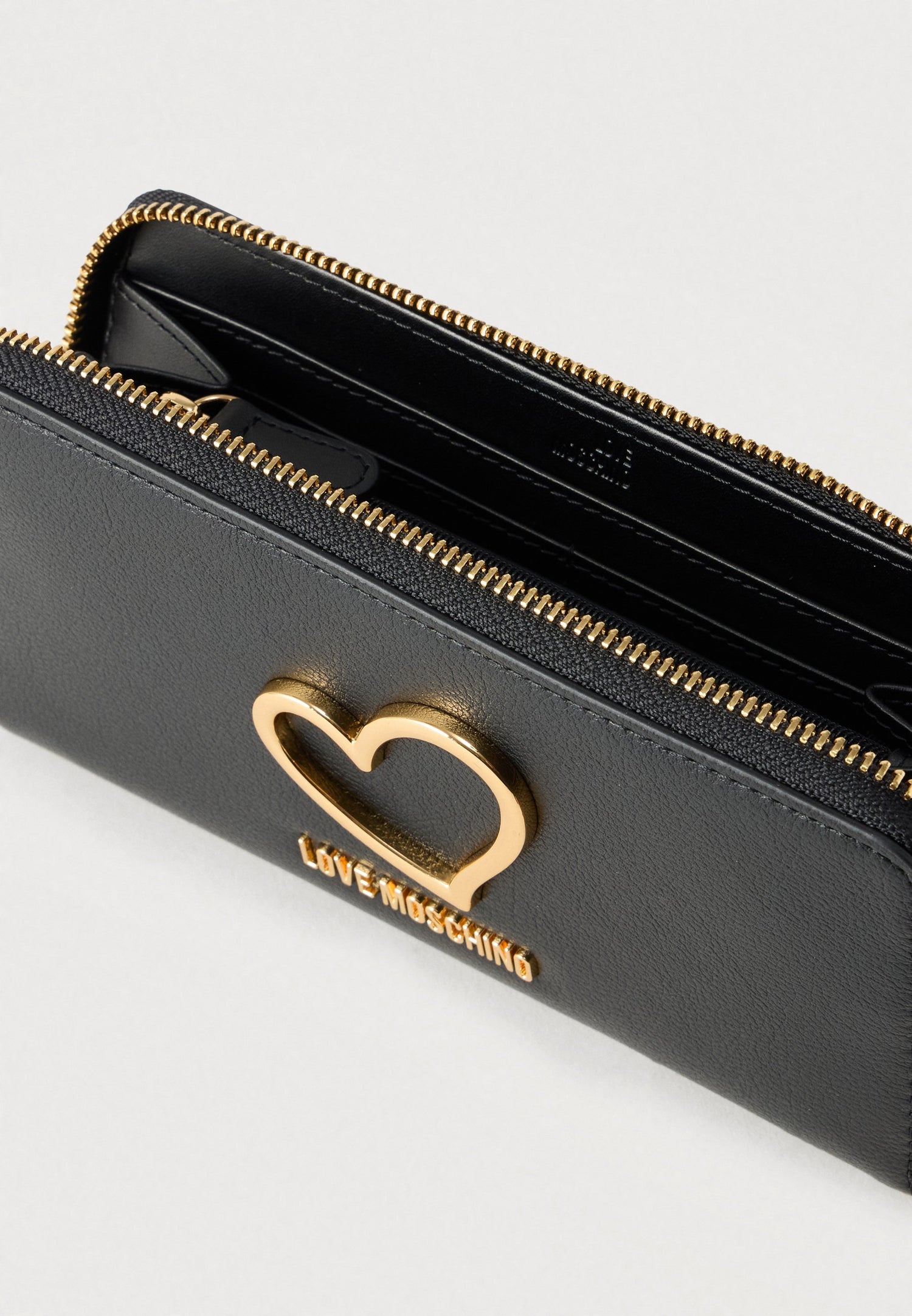 Portafoglio nero Love Moschino