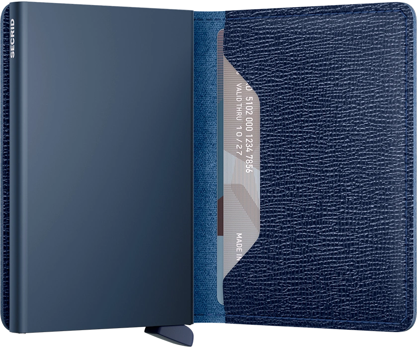 Slimwallet Crisple Navy Secrid