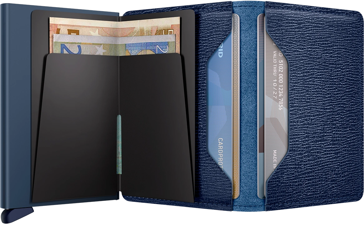 Slimwallet Crisple Navy Secrid