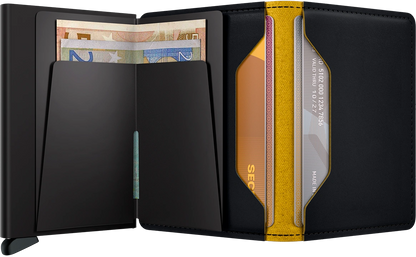 Slimwallet Matte Black &amp; Ochre Secrid