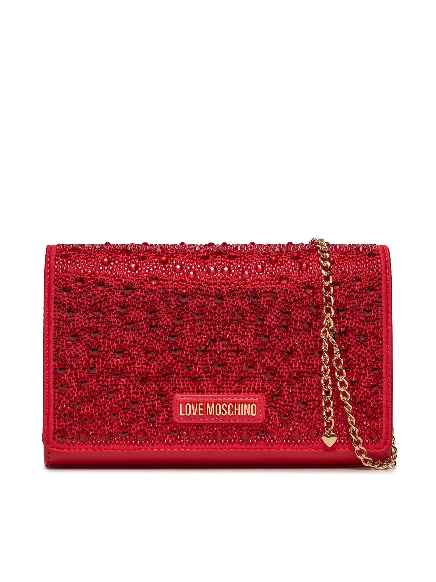 Pochette con strass JC4850PP4IK2150A Love Moschino