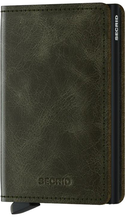 Slimwallet Vintage Olive-Black