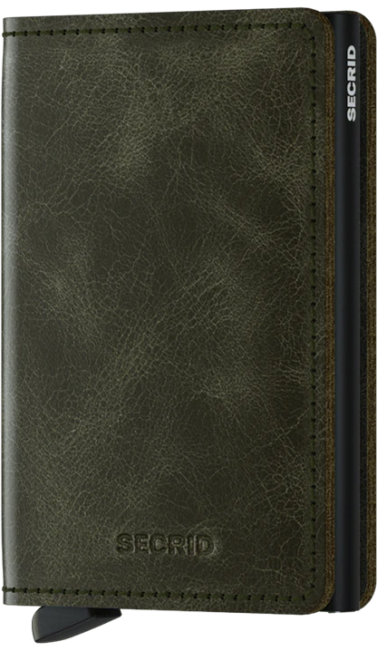 Slimwallet Vintage Olive-Black